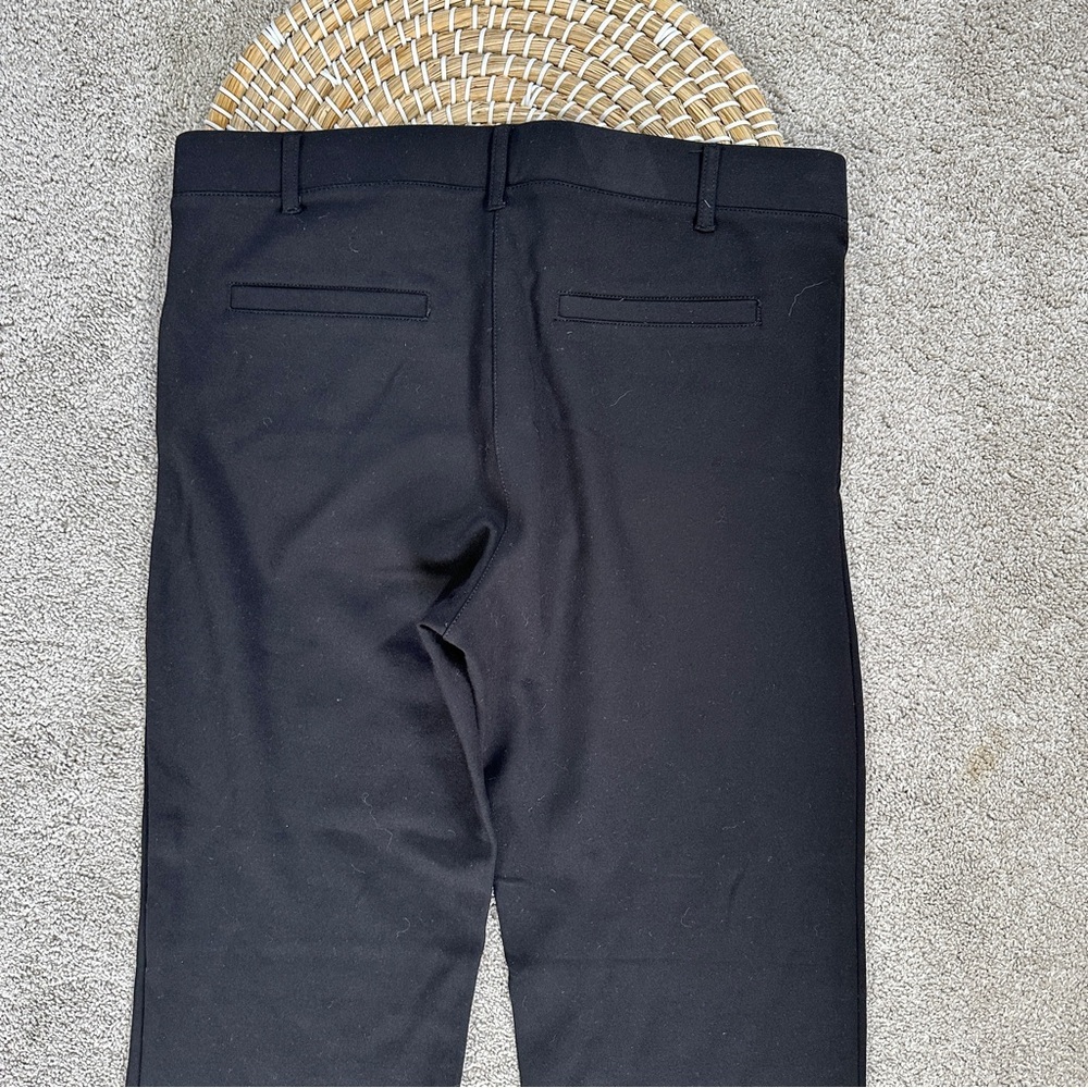 Betabrand Women’s Classic Dress Pant Yoga Pants Straight Leg Stretch in Black MP - Picture 7 of 14